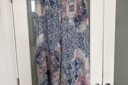 Flared satin trousers