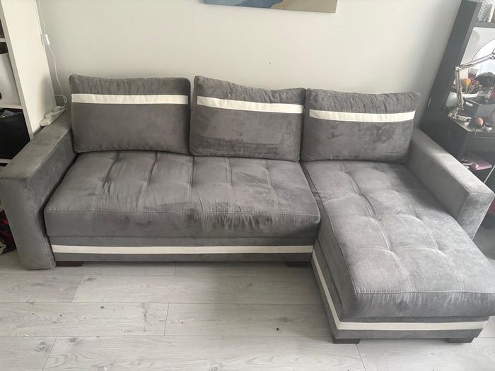 Corner sofa with sleeping mode + delivery