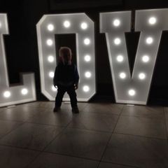 4 Foot "LOVE" wedding letters to rent