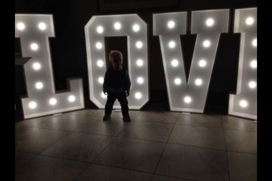 4 Foot "LOVE" wedding letters to rent