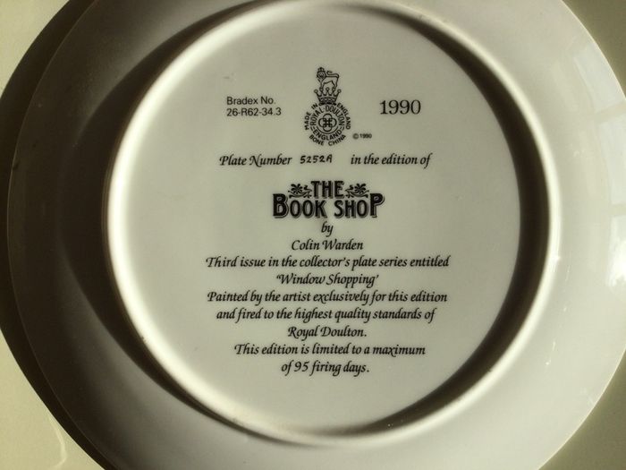 Collectible Royal Doulton Plates X 5.