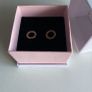 Pandora rose gold earrings Image 3