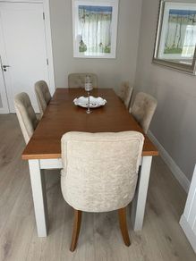 Dining table and 6 chairs