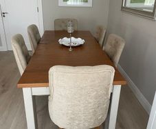 Dining table and 6 chairs