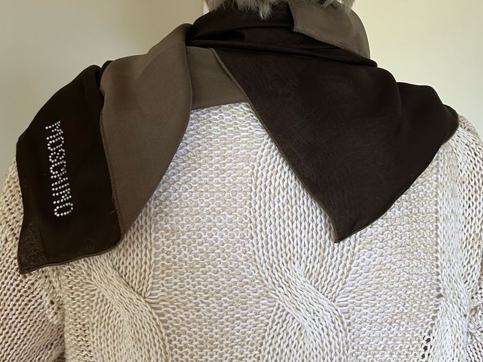 Moshino 100% Silk Scarf