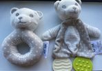 Teddybear Soft Rattle Set