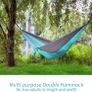 Camping Hammock - Lightweight Nylon Portable Hammock, Best Parachute Double Hammock for Backpacking, Camping, Travel, Beach, Yard. 105"(L) x 56"(W) Image 2