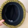 Bernstock Spiers Black and Yellow Wool Hat Image 3