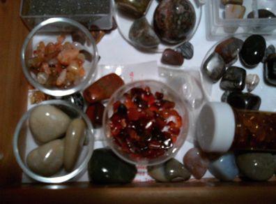 rocks, fossils, minerals