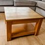 Solid Oak Coffee Table Image 2