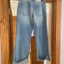 Stradivarius (Zara Group) Tall High Waist Straight Wide Leg Jeans   Size 42 UK 14 Image 8