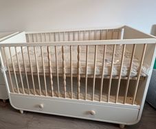 IKEA Myllra cot with drawer