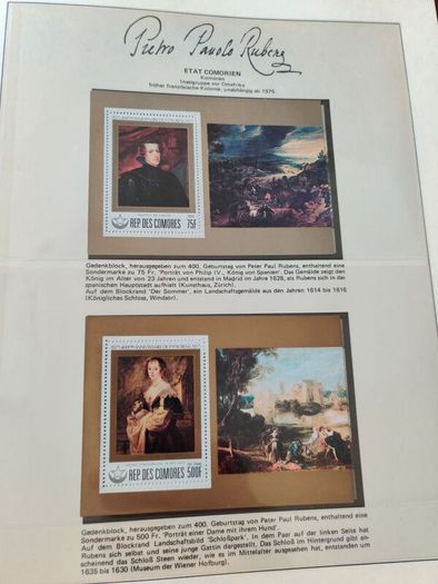 Paul Rubens 55 Pages Stamps Album World Collection