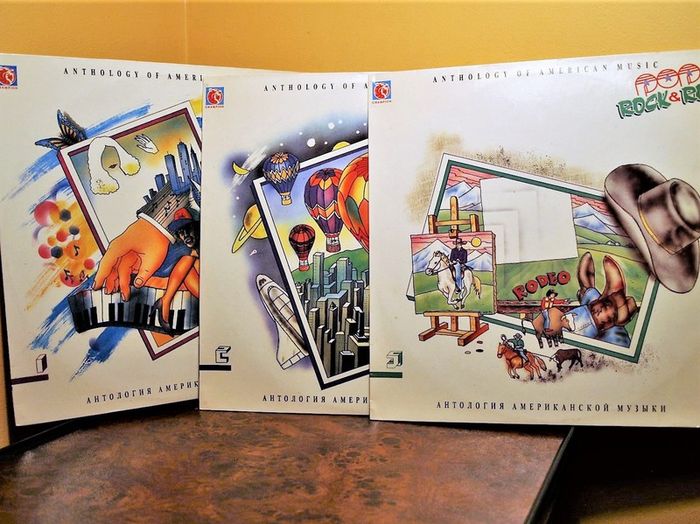 3Lp.Records set.Antology of American Music.Russian Press.N.mint.P-92.