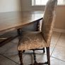 Large Solid Oak Dining Table & 12 Chairs Image 3