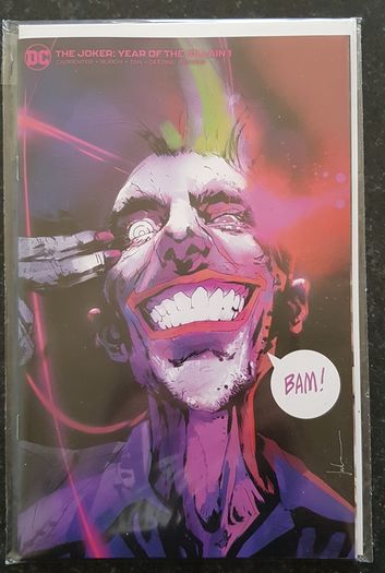 Joker year of the villain comic jock variant nm