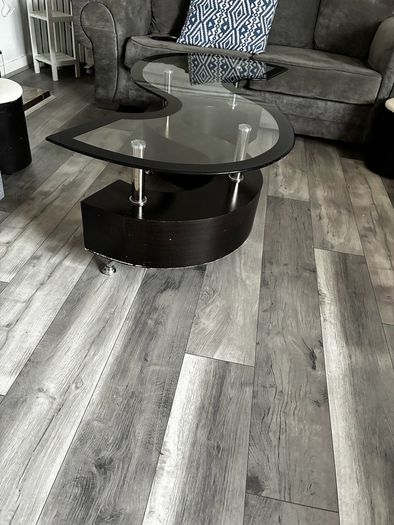 glass coffee table