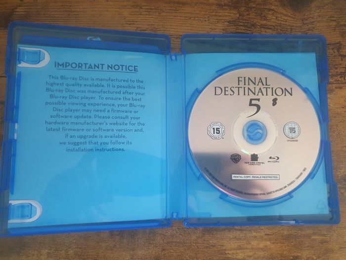 "Final Destination 5" Blu-ray - free standard postage