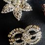 Vintage silver tone brooches bundle Image 4