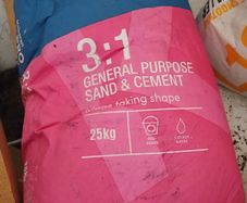sand and cement