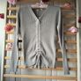jumper Bnwt grey vneck long sleeve grey drawstring detail jumper m/l Image 10