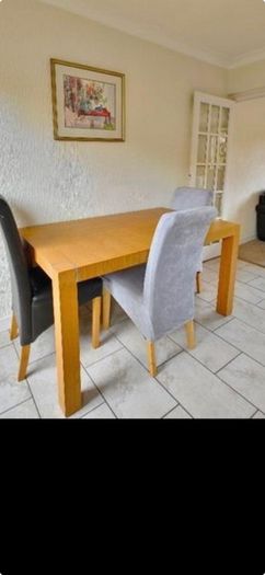 table and 3 chairs