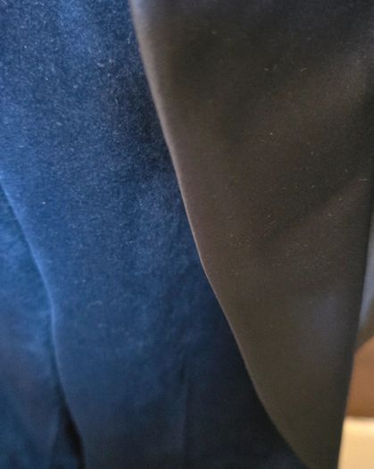 Mens navy velvet tuxedo jacket