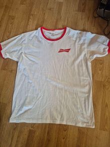 Y2K Budweiser Tshirt  - fruit of the loom  - XL
