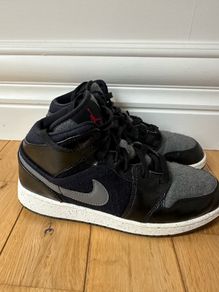 Grey & Black Nike Air Jordan Mid