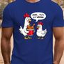 Men's Funny Chicken Bucket Print T-Shirt Image 4