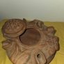 Vintage Hand Carved Wooden Friendship Cup Image 5