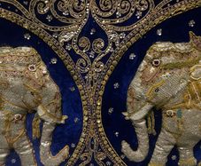 Burmese wall hanging
