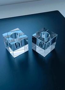 Glass Candle Holders