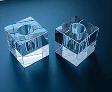Glass Candle Holders