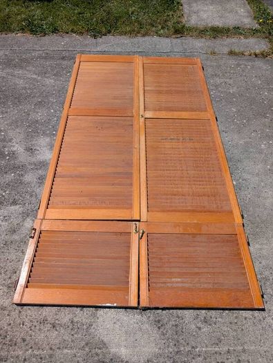 Vented wardrobe doors
