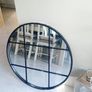 Pair  mirrors black perfect will sell on there own round shaped Image 7