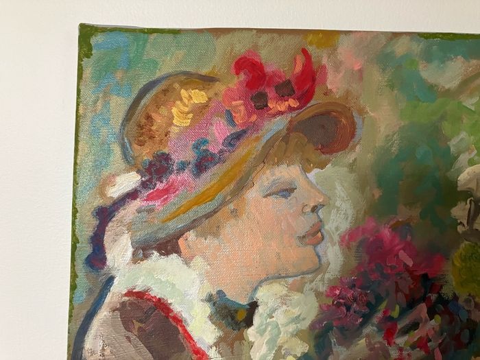 Beautiful Pastel Coloured Oil painting