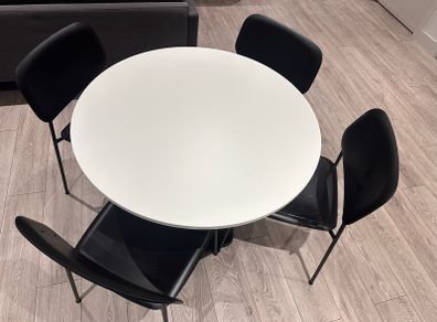 Dining table and 4 chairs - collect from Lucan