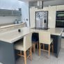 Cream High Gloss Kitchen Image 10