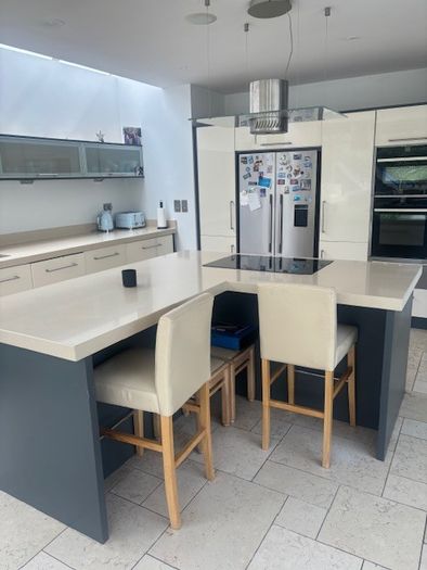 Cream High Gloss Kitchen