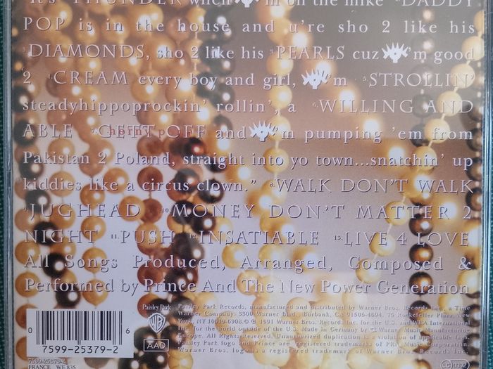 Prince & The New Power Generation - Diamonds And Pearls CD (1991) 90's Reissue Funk Pop Rock EX+