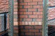 Antique Italian Brass Framed Mirror