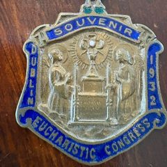 Original 1032 Dublin Eucharistic Congress Souvenir Badge