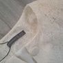 White Lace coat overcoat blazer UK 8 S new Image 3