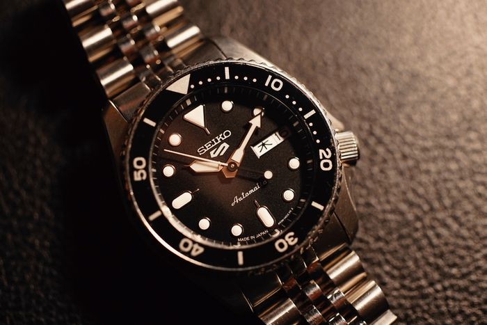 JDM Seiko 5 Sports 38mm Black Ref. SBSA225