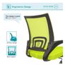 2Pcs/Set Office Chair Ergonomic Gaming Chair No Headrest Racing-Style Image 2
