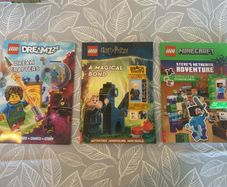 Lego Dreamzzz , Harry Potter, Minecraft books with mini figures