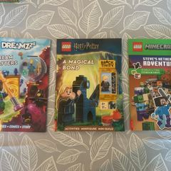 Lego Dreamzzz , Harry Potter, Minecraft books with mini figures