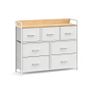 Chest of drawers with 7 fabric Drawers Image 4