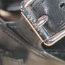 womens RALPH LAUREN sandals black leather block heels strappy buckle shoes Size UK 3.5 B EU 36.5 Image 7